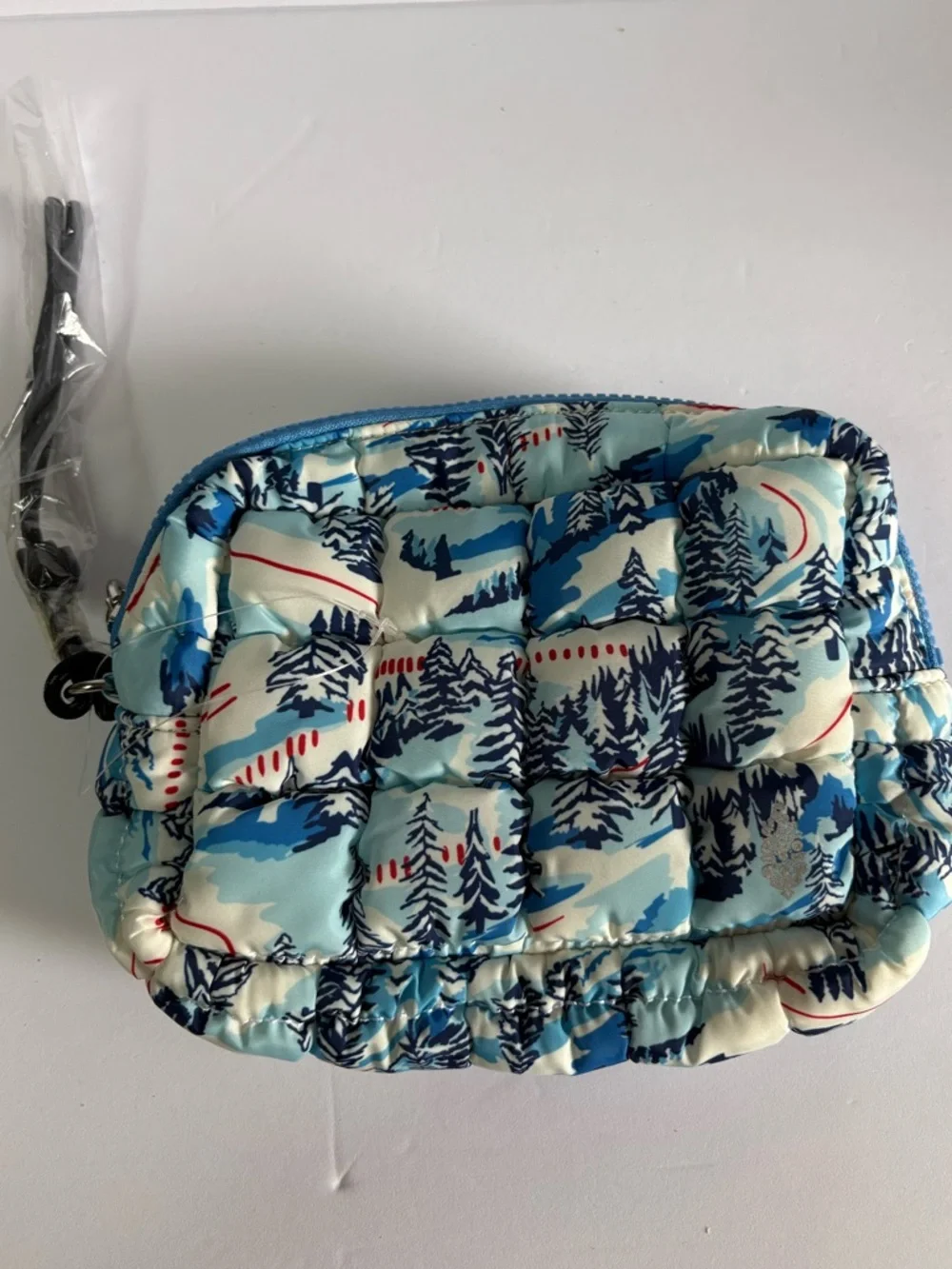 NWOT Free People FP Movement Printed Quilted Mini Case